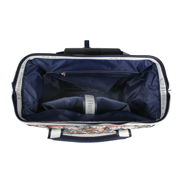 Green Bear Teddy Tapestry Rolling Travel Backpack