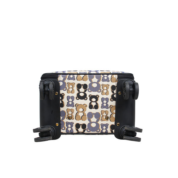 Geometric Teddy Tapestry Cabin Trolley Luggage
