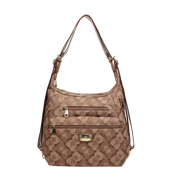 Shadow Bear Brown Tapestry Shoulder Bag