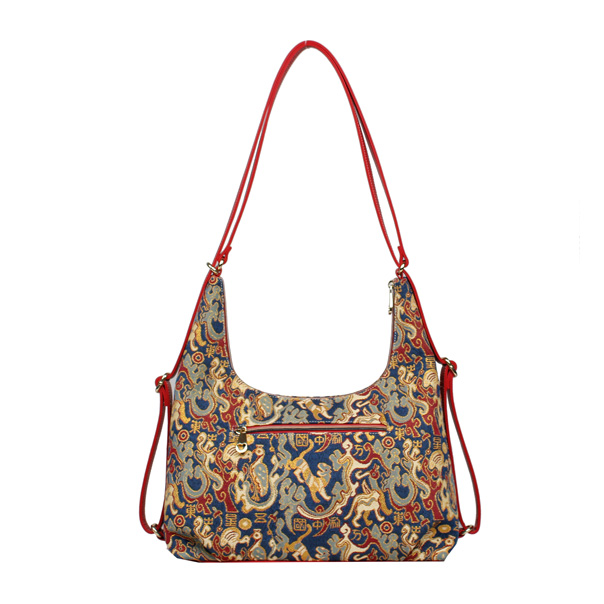 Oriental Star Tapestry Convertible Backpack