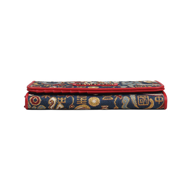 Oriental Star Tapestry Long Purse Bag