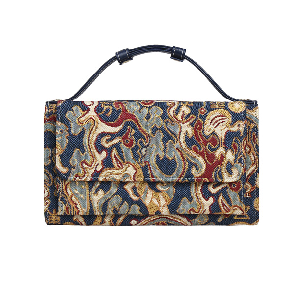 Oriental Star Tapestry Purse Bag