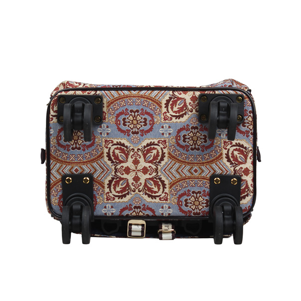 Peony Tapestry Rolling Backpack