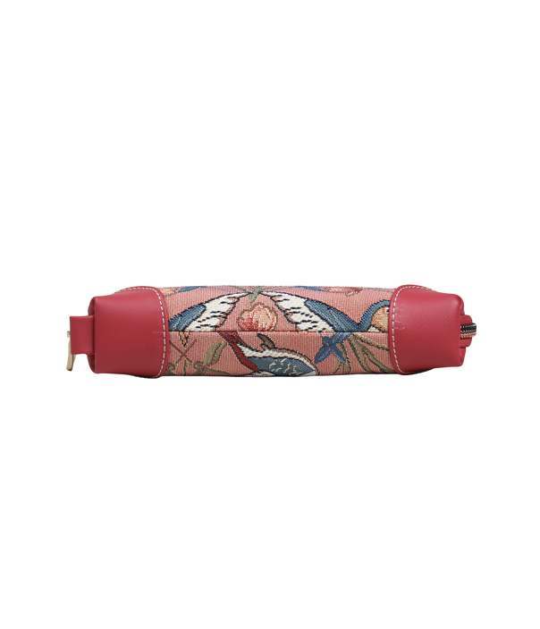Pink Hummingbird Tapestry Zip Pouch