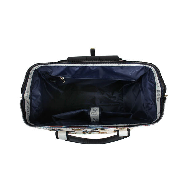 Teddy Tapestry Rolling Travel Backpack with Wheels