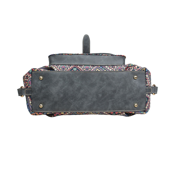 Vintage Check Tapestry Convertible Backpack