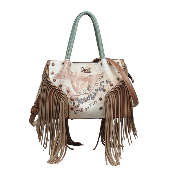 Western Odyssey Fringe Shoulder Bag